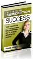 11 Steps To Subscription Success Mrr Ebook
