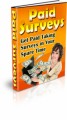 Paid Surveys - Get Paid Taking Surveys In Your Spare Time Plr Ebook