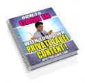 How To Cash In With Your Own Private Label Content Resale Rights Ebook