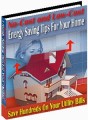 No-Cost  Low-Cost Energy Saving Tips For Your Home Resale Rights Ebook
