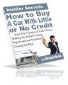 How To Buy A Car With Little Or No Credit Resale Rights Ebook