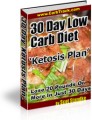 30 Day Low Carb Diet 'Ketosis Plan Resale Rights Ebook