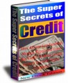 The Super Secrets Of Credit PLR Ebook