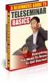 A Beginners Guide To Teleseminar Basics PLR Ebook