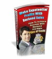 Make Exponential Profits With Backend Sales PLR Ebook