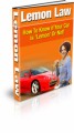 Lemon Law PLR Ebook 