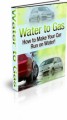Water To Gas PLR Ebook 