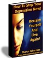 How To Stop Your Depression Now PLR Ebook 