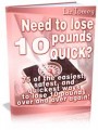 Lose 10 Pounds Quickly PLR Ebook 