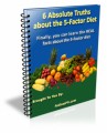 6 Absolute Truths About The 5-Factor Diet MRR Ebook