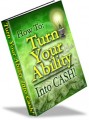 How To Turn Your Ability Into Cash Mrr Ebook