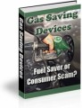 Gas Saving Devices Plr Ebook