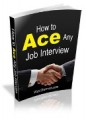 How To Ace Any Job Interview MRR Ebook