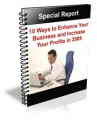 10 Ways To Enhance Your Business PLR Ebook 