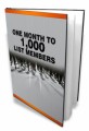 One Month To 1 000 List Members Mrr Ebook