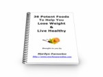 36 Potent Foods To Help You Lose Weight And Live Healthy PLR Ebook