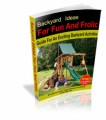 Back Yard Ideas Mrr Ebook