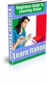 Learning Italian Plr Ebook