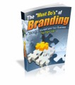 The Must Do's Of Branding Mrr Ebook