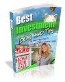 Best Investment Ideas And Tips Plr Ebook