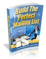 Build The Perfect Mailing List Plr Ebook