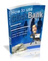 How To Use ClickBank Plr Ebook