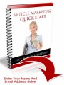 Article Marketing Quick Start Plr Ebook