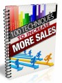 100 Techniques To Increase Sales Give Away Rights Ebook