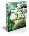 50 Ways To Monetize Your Site Give Away Rights Ebook