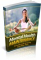 Mental Health Maintenance Give Away Rights Ebook