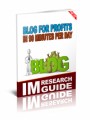 Blog For Profits In 90 Minutes Per Day Personal Use Ebook 