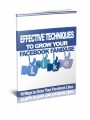 Effective Ways To Grow Facebook Fanbase Give Away Rights Ebook