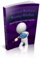 Internet Business Startup Wisdom PLR Ebook 