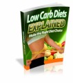 Low Carb Diets Explained Give Away Rights Ebook