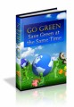 Go Green Save Green At The Same Time Plr Ebook