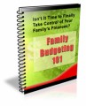 Family Budgeting 101 Plr Autoresponder Email Series