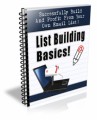 List Building Basics Plr Autoresponder Email Series