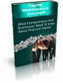 Capital Maintenance Concepts: What Entrepreneurs And Businesses Need To Know About Financial Capital Plr Ebook