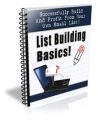List Building Basics Newsletter Plr Autoresponder Email Series