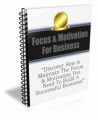 Focus & Motivation For Your Business Plr Autoresponder Email   Series