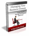 Managing Your Business Domain PLR Ebook