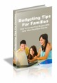 Budgeting Tips For Families MRR Ebook