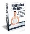 Meditation Methods Ecourse MRR Ebook