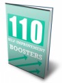 110 Self-Improvement Boosters PLR Ebook