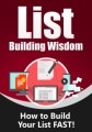 List Building Wisdom PLR Ebook