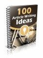 100 Article Writing Ideas Give Away Rights Ebook