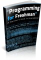 Programming For Freshman Plr Ebook 