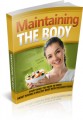 Maintaining The Body Plr Ebook