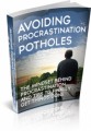 Avoiding Procrastination Potholes Plr Ebook