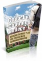 Choosing Community College Plr Ebook